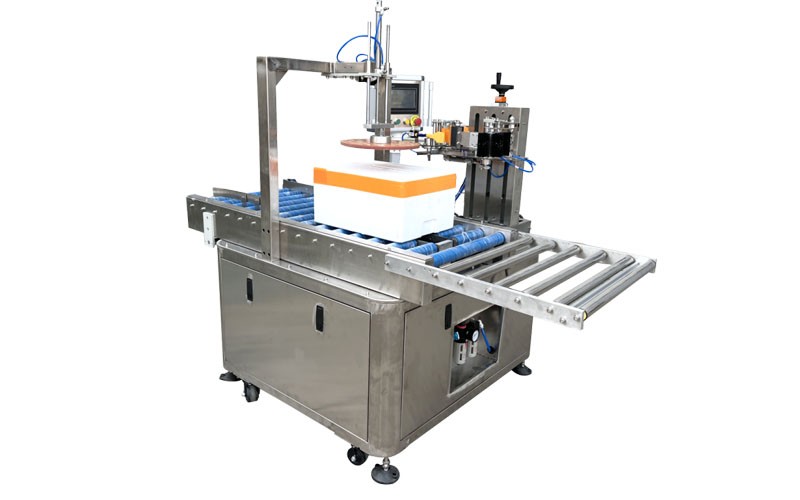Máy đóng gói và dán hộp xốp