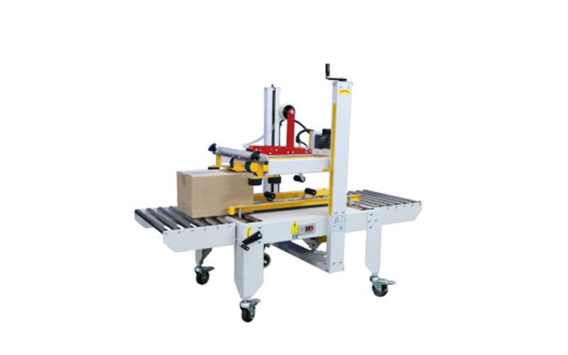 Máy dán thùng carton bán tự động